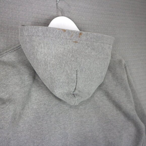 B.U.M Equipment Basic Grey Zip Up Hoodie Medium - Picture 8 of 8